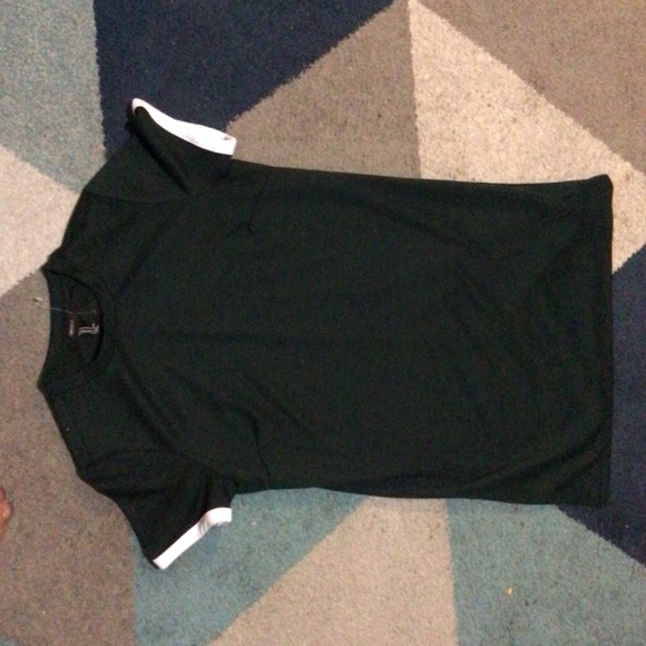 Green Knitted T-shirt Dress - Picture 7 of 8